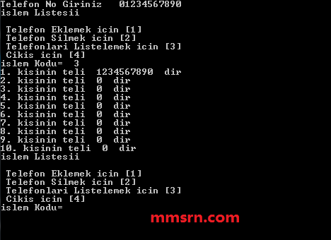telefon rehberi kodları