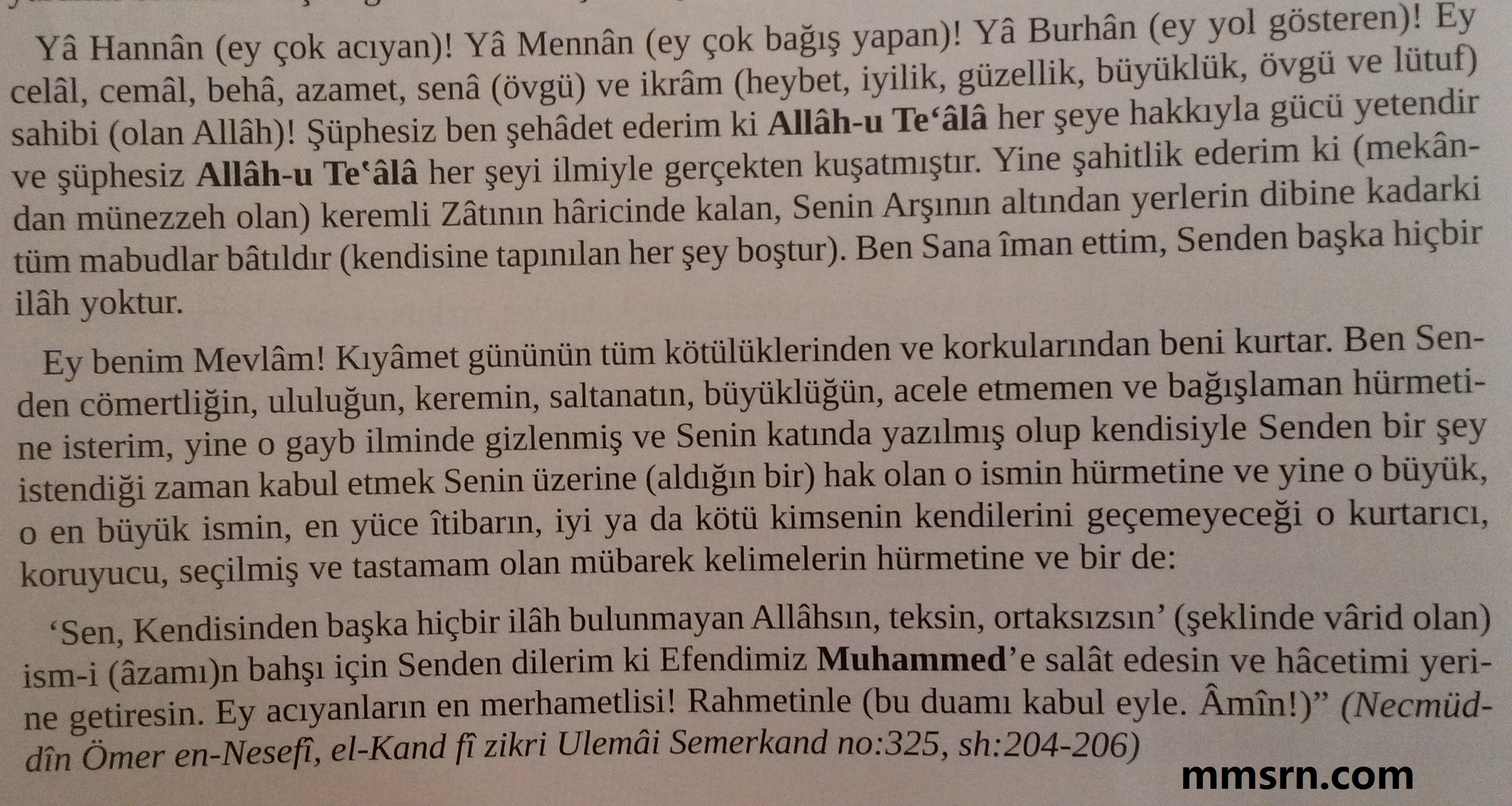 muradına ermek için okunan duanın türkçesi 4