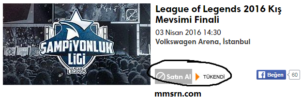 lol kmf 2016 bilet fiyatları