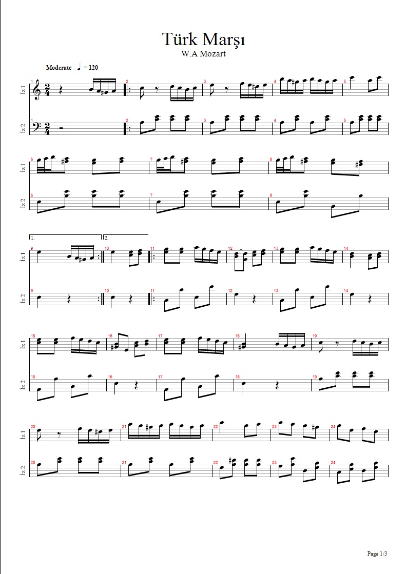 türk marşı mozart 1