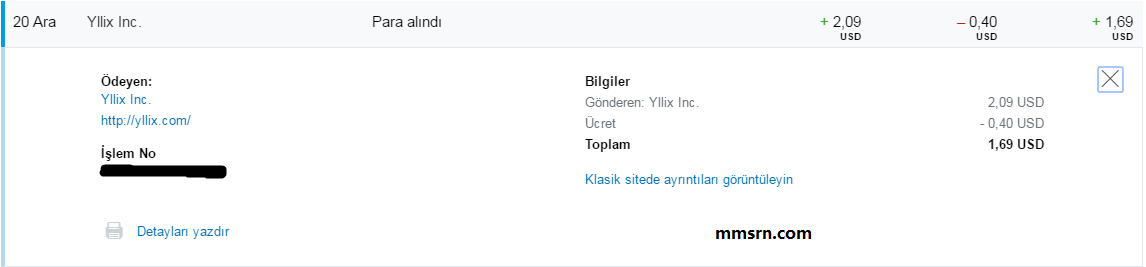 yllix ödeme kanıtı 2