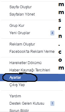 Facebook Şifre Değiştirme 2
