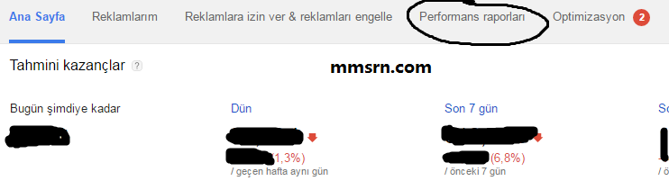 adsense tbm değeri 1