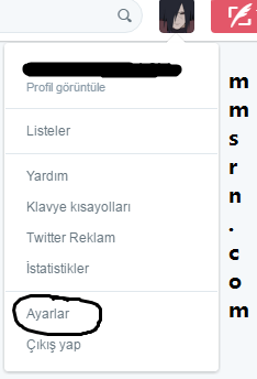 twitter şifre değiştirme 1