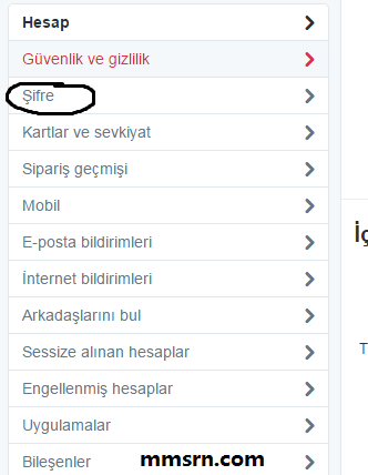twitter şifre değiştirme 2