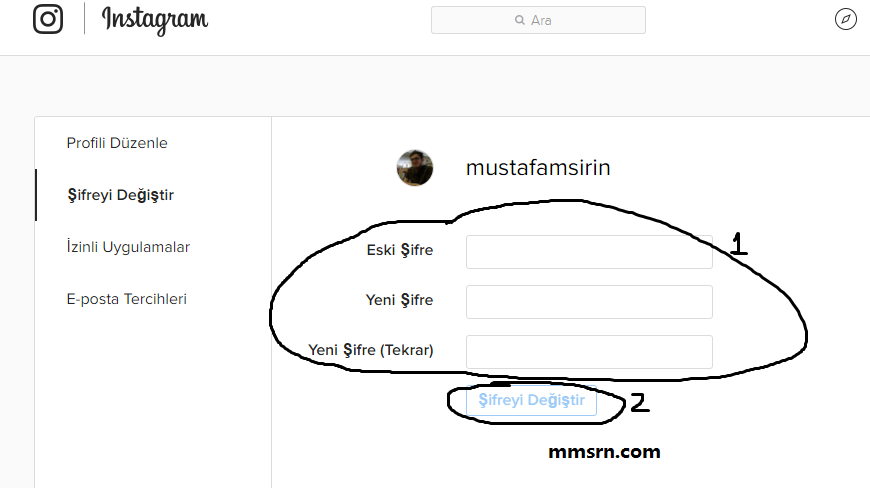 İnstagram Şifresi Nasıl Değiştirilir 4