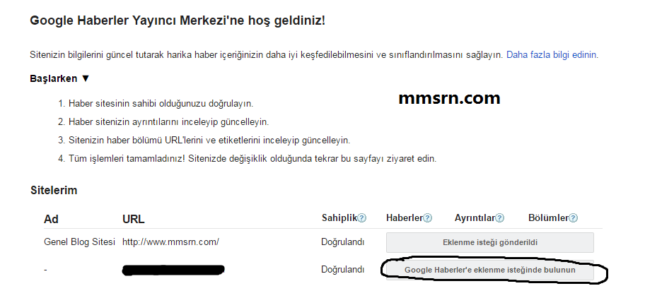 google news kaydı yapmak 2