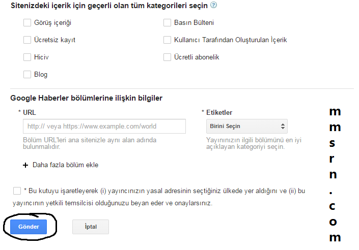 google news kaydı yapmak 4