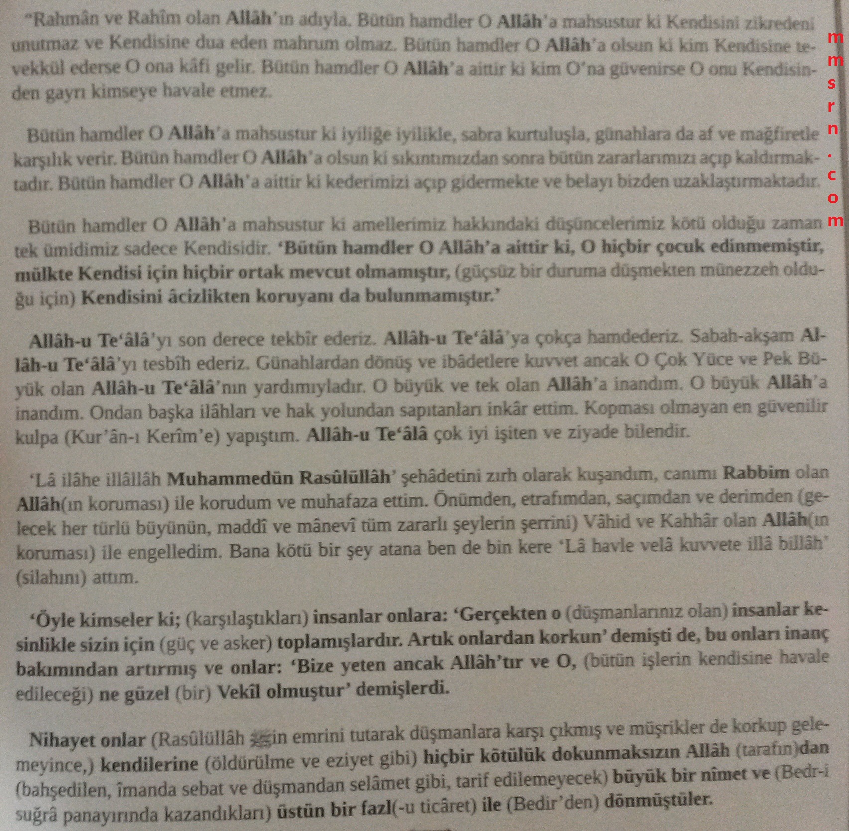 istiaze duası türkçe meali 1