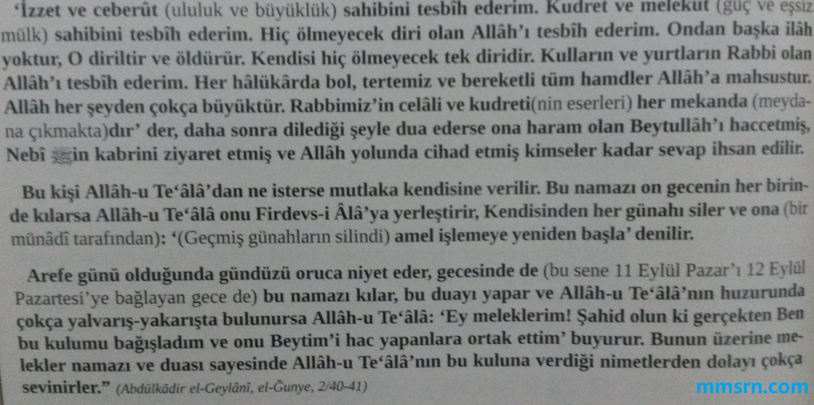 zilhicce ayının ilk 10 gününün namazları 3