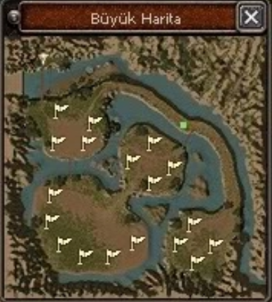 Kırmızı bayrak jungrang lonca bölgesi haritası